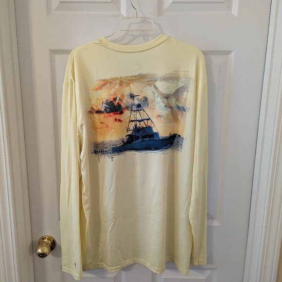 Guy Harvey Shirts Guy Harvey Long Sleeve Fishing Shirt Size Lg